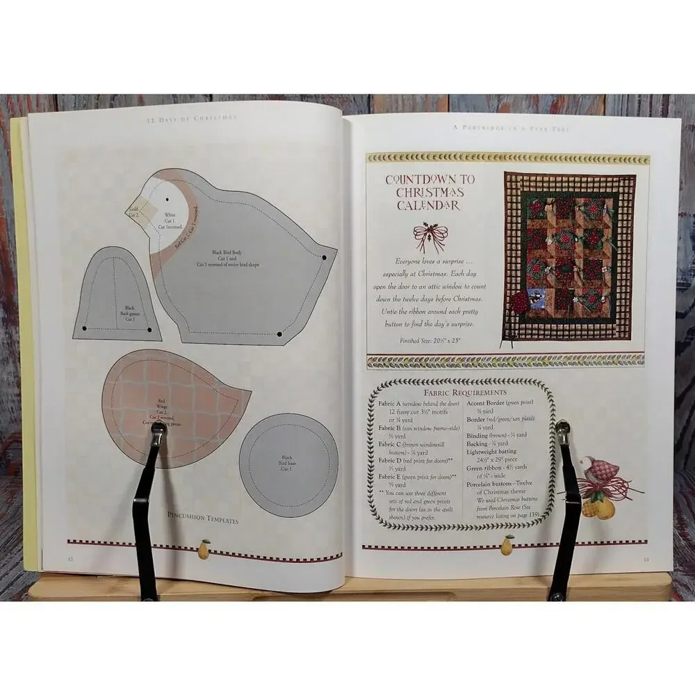 Debbie Mumm 12 Days of‎ Christmas Sewing Instruction Book